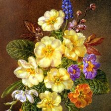 Схема вышивки «Цветы»