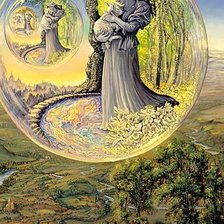 Схема вышивки «Жезефина Уолл "Мыльные пузыри" 2/2»