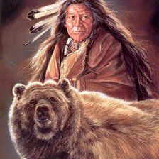 Старый индеец