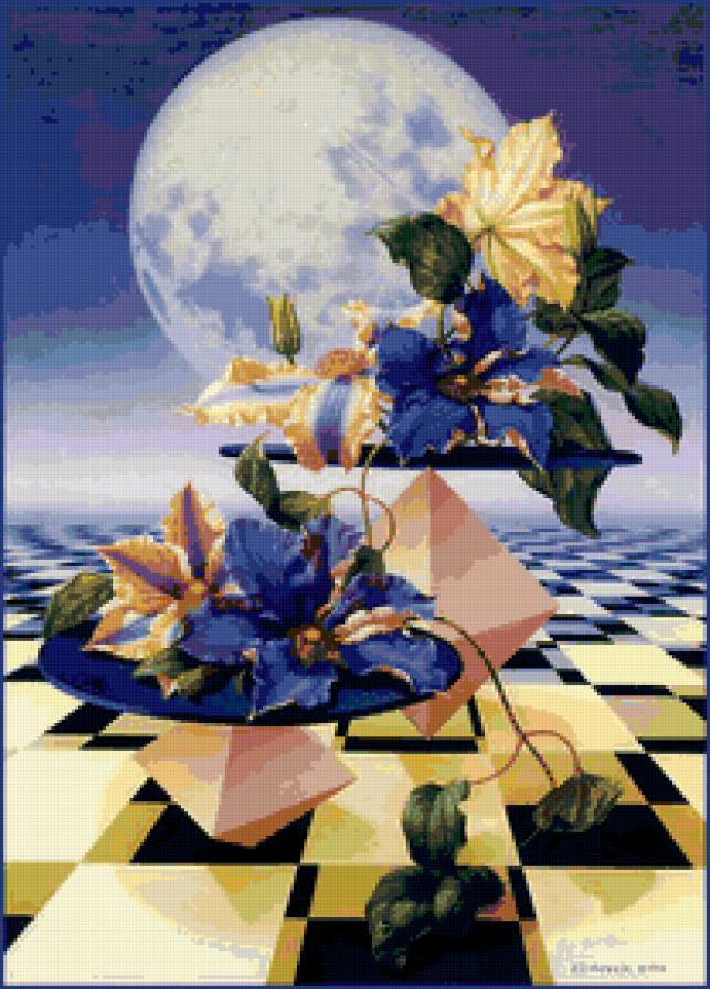 Цветочная фантазия - фэнтази - предпросмотр