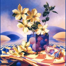 Схема вышивки «Цветочная фантазия»