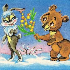 Схема вышивки «Открытка»