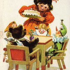 Схема вышивки «Открытка»