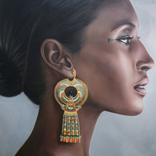 Схема вышивки «темнокожая»