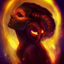 Схема вышивки «Пламя»