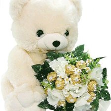 Схема вышивки «Мишка»