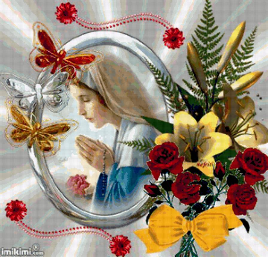 серия "религия" - религия.богородица.цветы. - предпросмотр