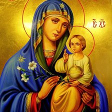 Схема вышивки «икона»