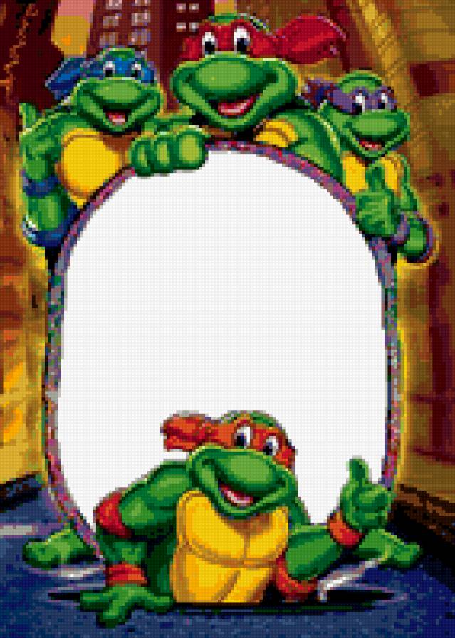 серия "детское" - мультики, черепашки нинзя, детское - предпросмотр