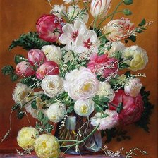 Схема вышивки «букет44»