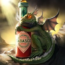 Схема вышивки «Дракончик»