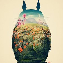 Схема вышивки «"Мой сосед ТОТОРО"»