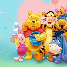 Схема вышивки «Винни и друзья»