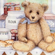 Схема вышивки «Медвежонок»