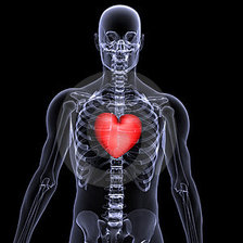 Схема вышивки «сердце»