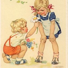 Схема вышивки «старые открытки (1)»