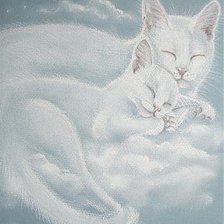 Схема вышивки «облака»