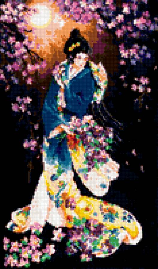 Бархат ночи - девушка, восток - предпросмотр