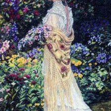 Схема вышивки «В саду»