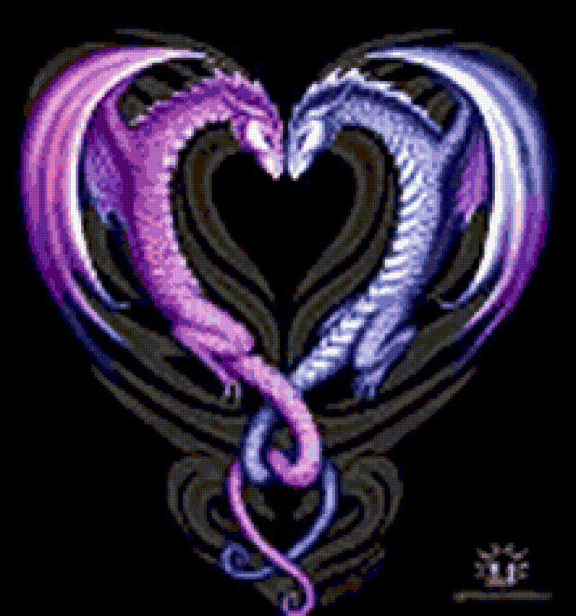 №344123 - драконы, сердце - предпросмотр