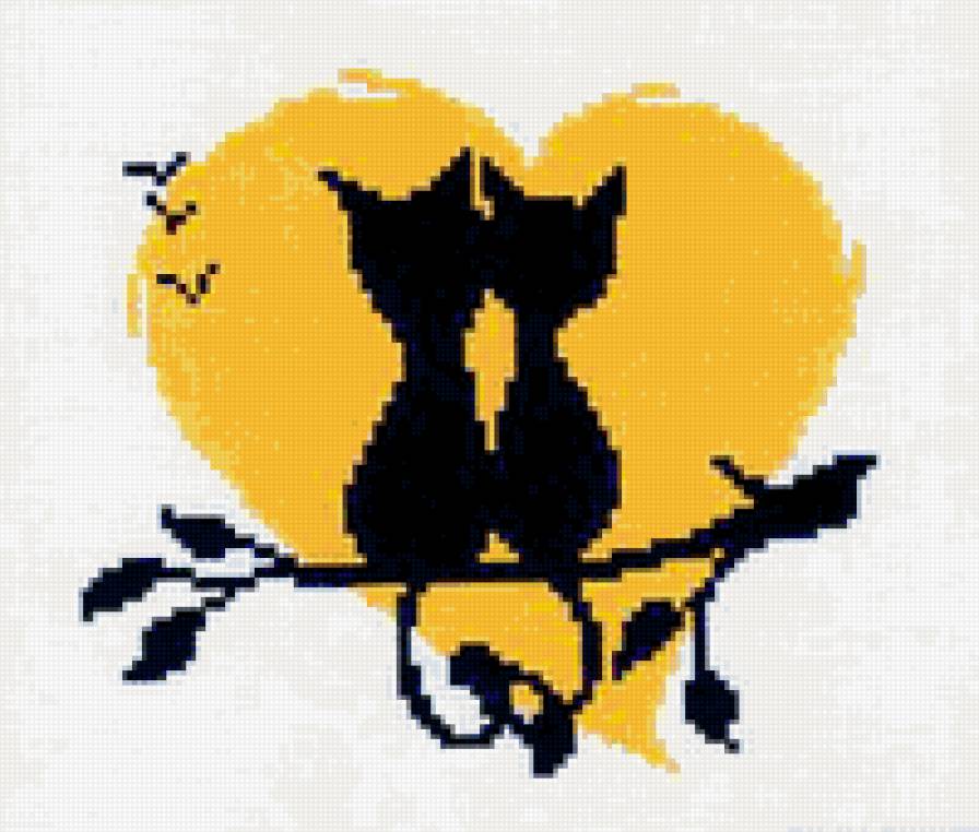 влюбленные коты - любовь, кошки - предпросмотр