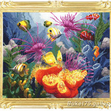 Схема вышивки «мальдивы»