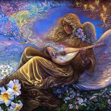 Схема вышивки «Жезефина Уолл "Танцующая музыка"»