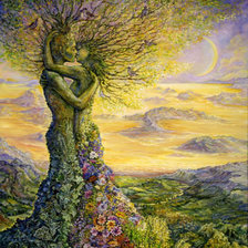 Схема вышивки «Жезефина Уолл "Дерево любви"»