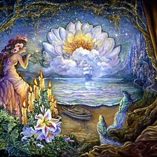 Схема вышивки «Жезефина Уолл "Лотос"»