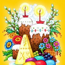 Схема вышивки «пасха»