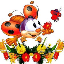 Схема вышивки «пчелка»