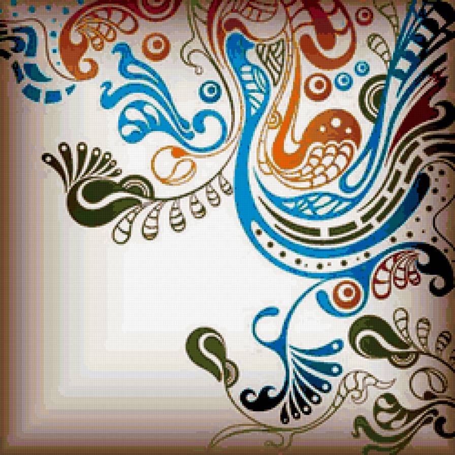 орнамент 1 - орнамент, подушка - предпросмотр