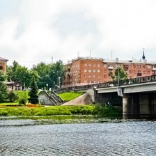 Схема вышивки «город»