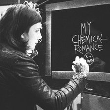 Схема вышивки «Фрэнк Айеро»