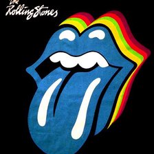 Схема вышивки «the rolling stones»
