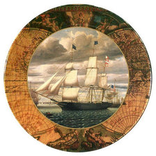 Схема вышивки «Парусник»