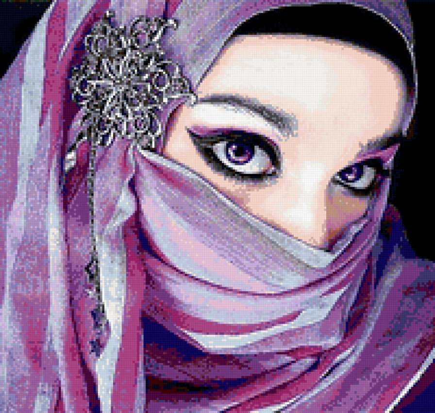 девушка востока - девушки, восток, глаза - предпросмотр