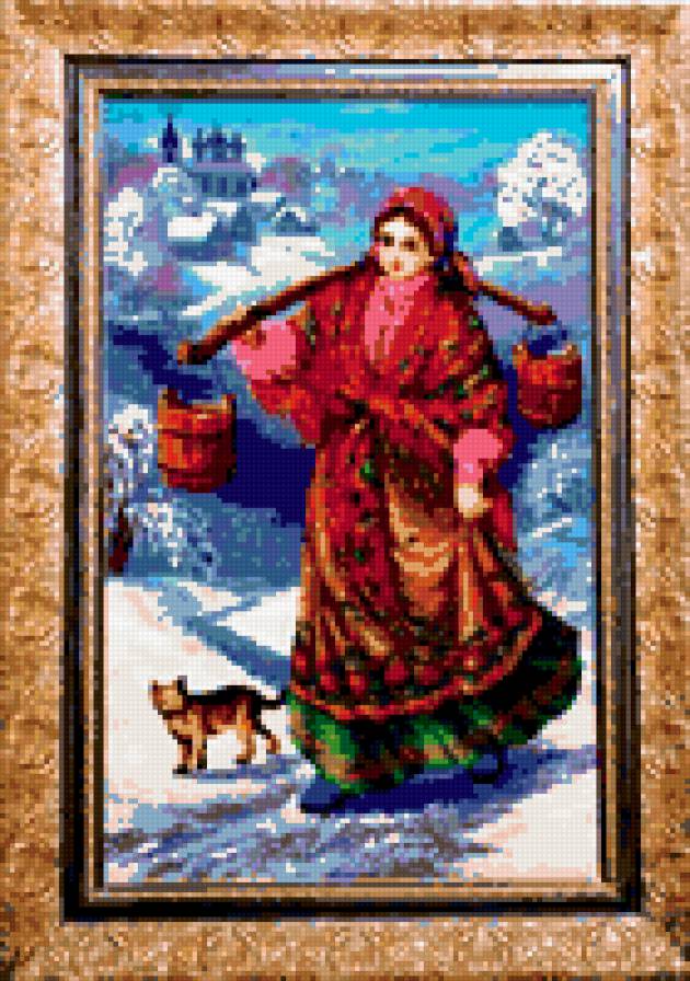 Зазноба - картины известных художников, женщина - предпросмотр