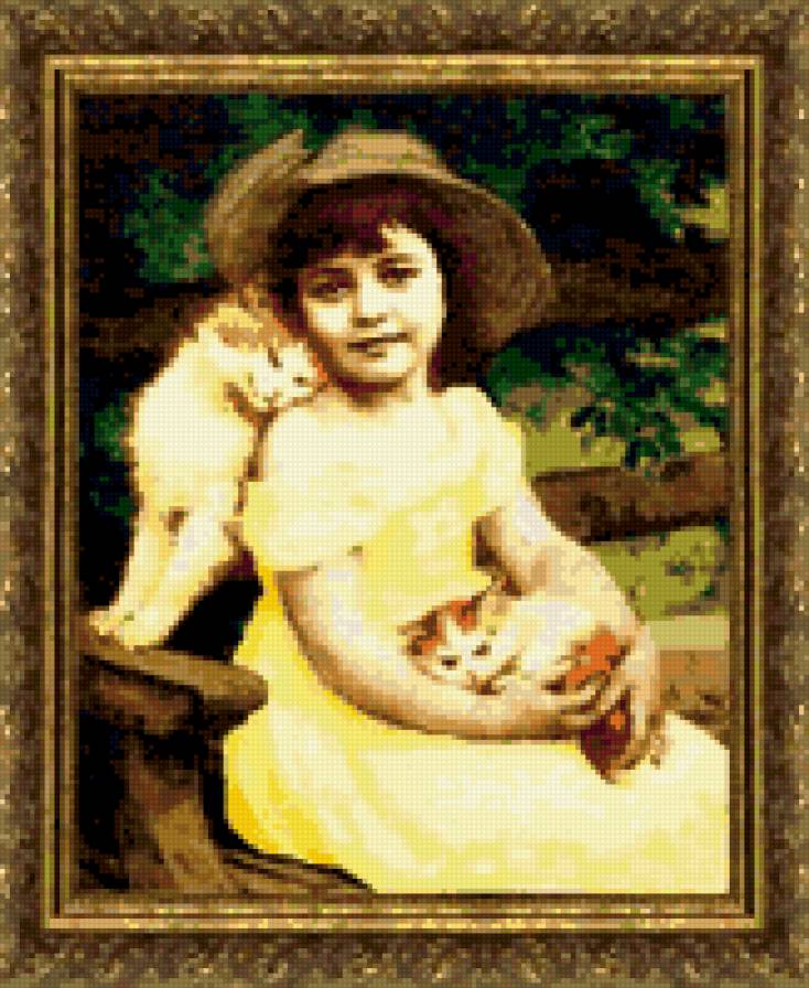 Лучшие друзья - животные, дети - предпросмотр