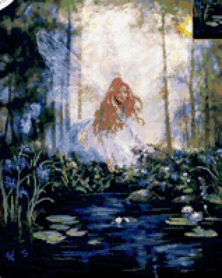 Пруд желаний - феи, девушки - предпросмотр