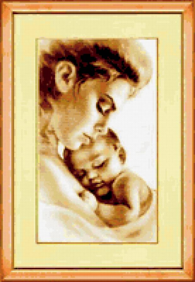 Нежность - женщина с ребенком - предпросмотр