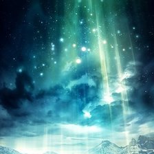 Схема вышивки «пейзаж»