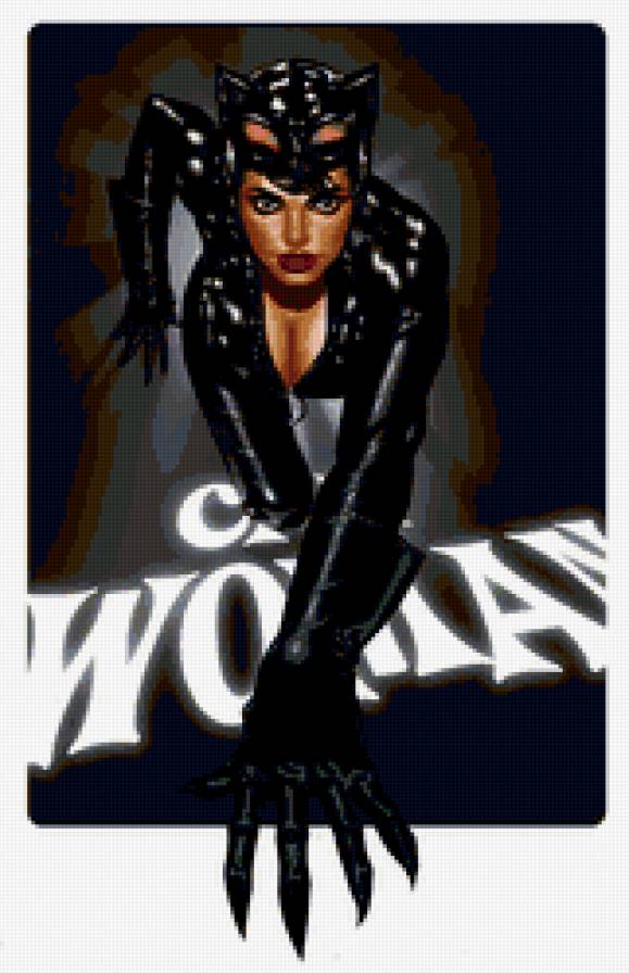 Супергерои (Женщина-кошка) - женщина-кошка, супергерой, комикс - предпросмотр