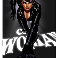 Схема вышивки «Супергерои (Женщина-кошка)»