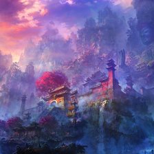 Схема вышивки «Храм»