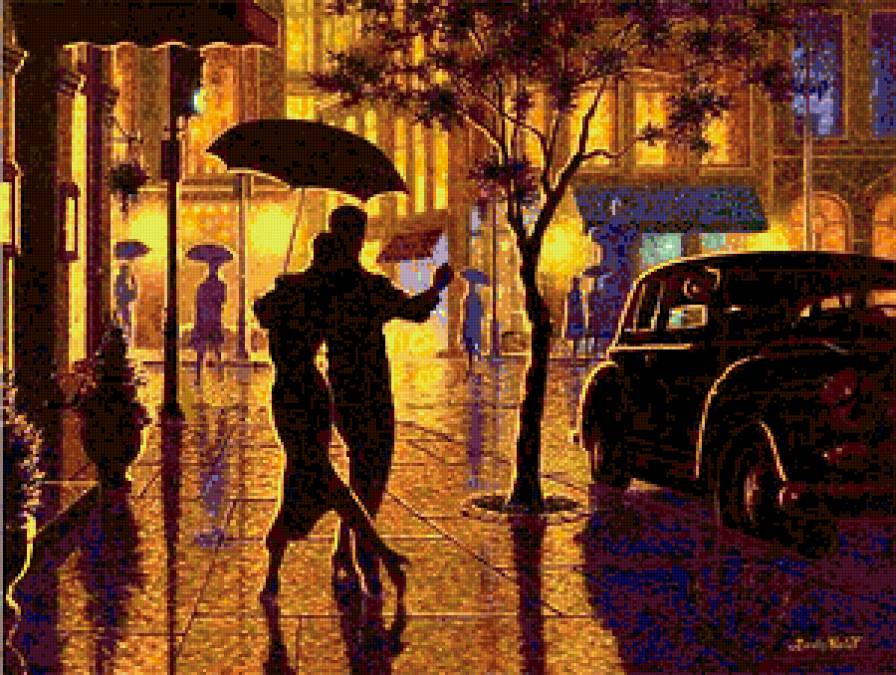 под дождем - предпросмотр