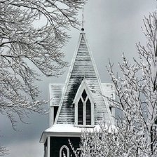 Схема вышивки «ЗИМА»