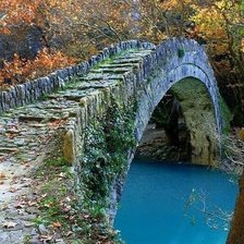 Схема вышивки «МОСТ ЧЕРЕЗ РЕКУ»