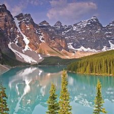 Схема вышивки «Горы»