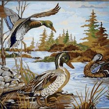 Схема вышивки «lebedi»